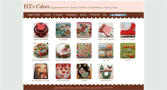 Desktop Screenshot of elliscakes.gr